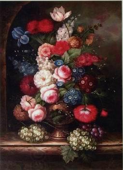 unknow artist Floral, beautiful classical still life of flowers.059 oil painting picture